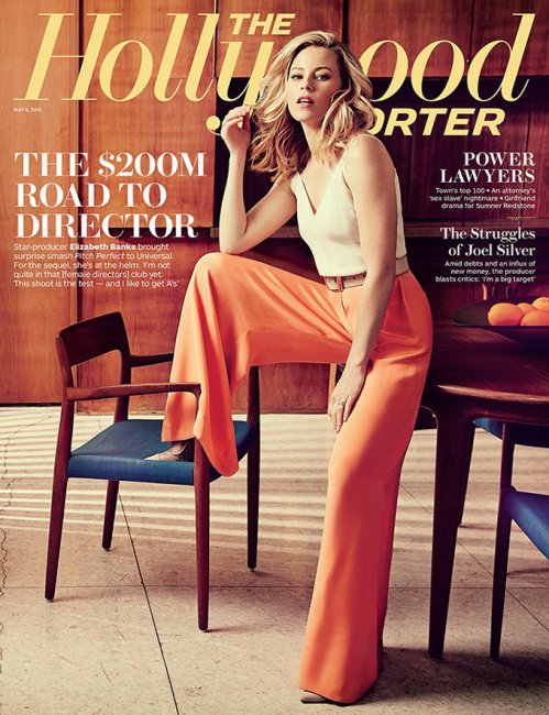 Элизабет Бэнкс в The Hollywood Reporter