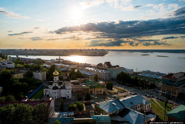 Нижний Новгород с высоты