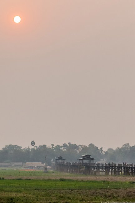 Бирма. Знаменитый мост U Bein