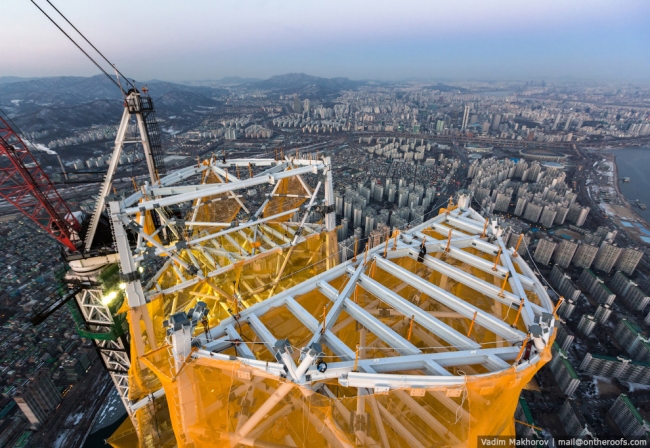 Южная Корея и небоскреб Lotte World Premium Tower