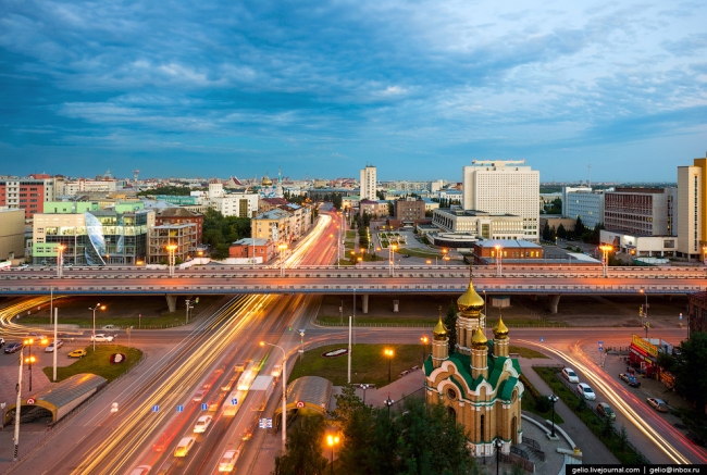 Омску 300 лет. Виды города с высоты