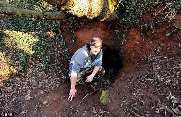 Секретная пещера тамплиеров в графстве Шропшир в Англии
