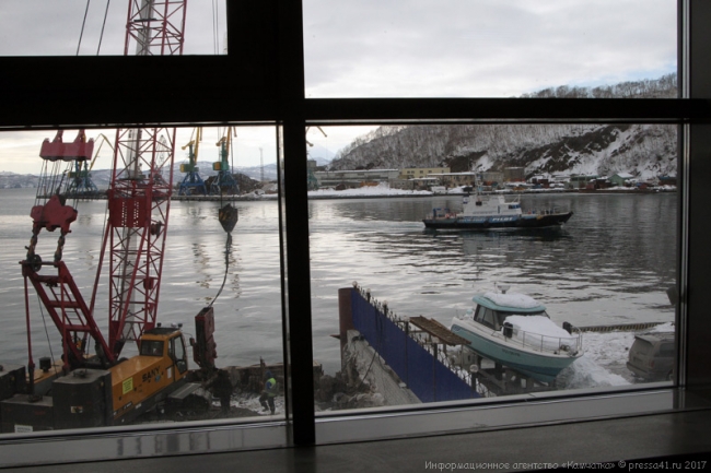 Ход строительства нового морского вокзала в Петропавловске-Камчатском