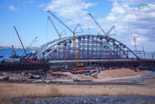 Крымский мост: как продвигается строительство