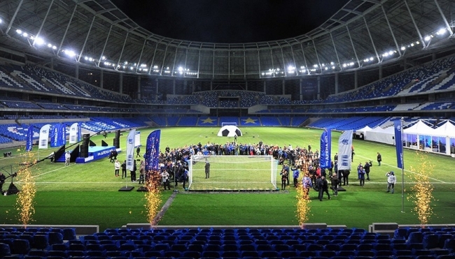 На стадионе "Динамо" открыто новое поле